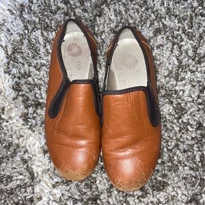 Leather boys loafers